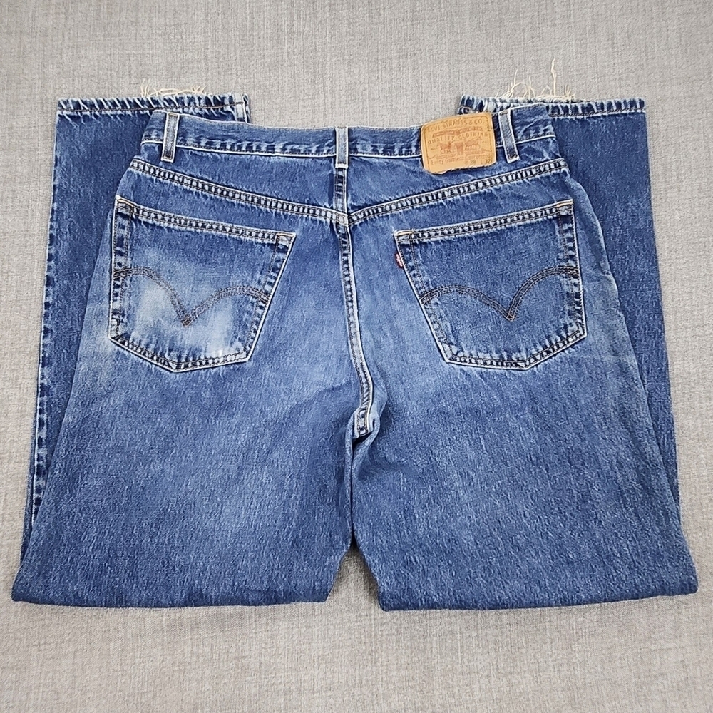 Vintage Levi's Relaxed Straight 100% Cotton Denim Jeans. 38 × 32 - Picture 7 of 8